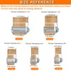 sourcing map 4 Pcs 5/8" Keyed Alike Cabinet Cam Lock