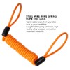 Reminder Cable,YOFUNTLE [2 Pack] Disc Lock Cable,Security Steel Wire Spring