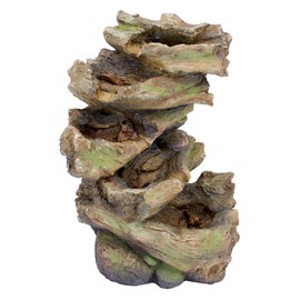 Design Toscano Mesquite Falls Illuminated Garden Fountain, 12.5 x 10 x 17.5