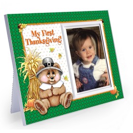 MY FIRST THANKSGIVING PICTURE FRAME for Baby's First Thanksgiving Celebration | Sized for Tabletop Display