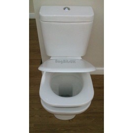 Duravit 0067390000 D-Code Toilet Seat and Cover, White Finish