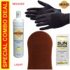 BRONZE - Sunless Self Tanning Foam Mousse - LIGHT -