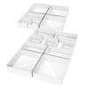 DIMJ Drawer Organizer Clothes, 15 Pack Fabric Drawer Organizer Bins,