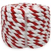 BONSINY Red Cotton Rope 3/4 inch x 100 feet -