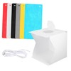 KICHOUSE High Brightness Led Photo Studio Light Box 20cm Folding