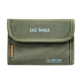 Tatonka Money Box RFID B Wallet, Geldbeutel Money Box RFID B, olive, 9 x 13 x 1 cm, 0.001 Liter