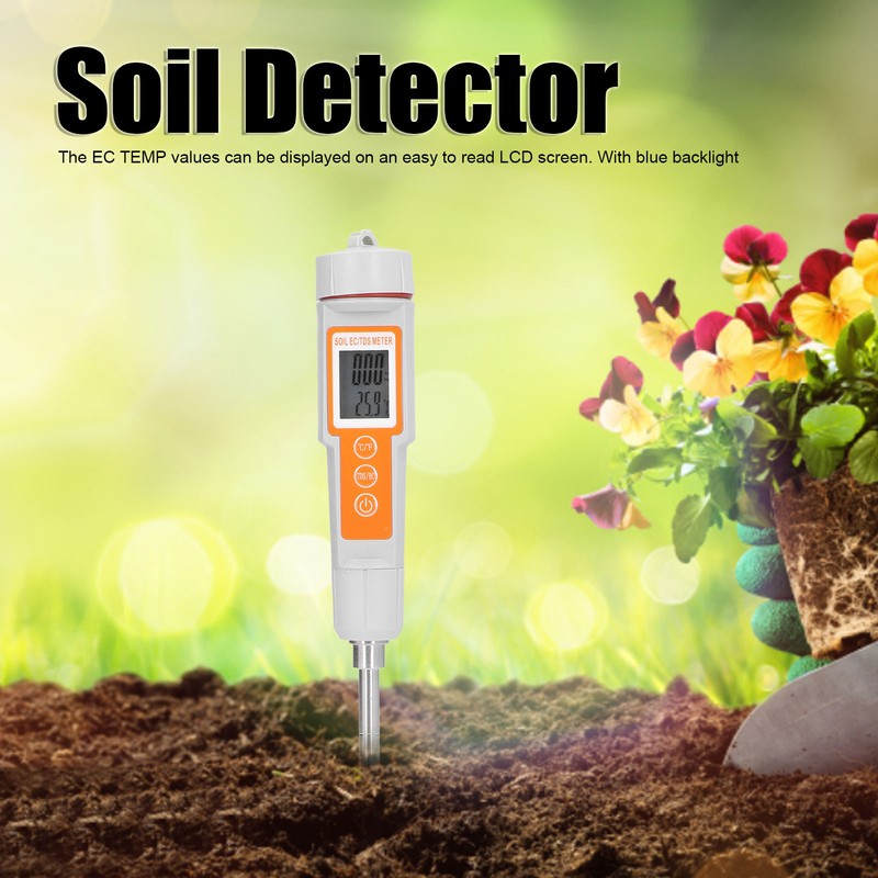 Soil Detector 2 in 1 EC/TDS High Accuracy Easy Read