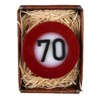 Lustapotheke® Handmade Soap for 70th Birthday in Traffic Sign Look