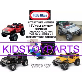 LITTLE TIKES 18V Volt Battery Pack Kit for All 12v LITTLE TIKES Trucks RED GRAY YELLOW BLACK