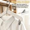 4Pcs Plastic Travel Hangers Foldable