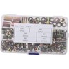 Fudeshe 200Pcs 6 Sizes Metric Rivet Nuts,Heavy Duty Zinc Plated