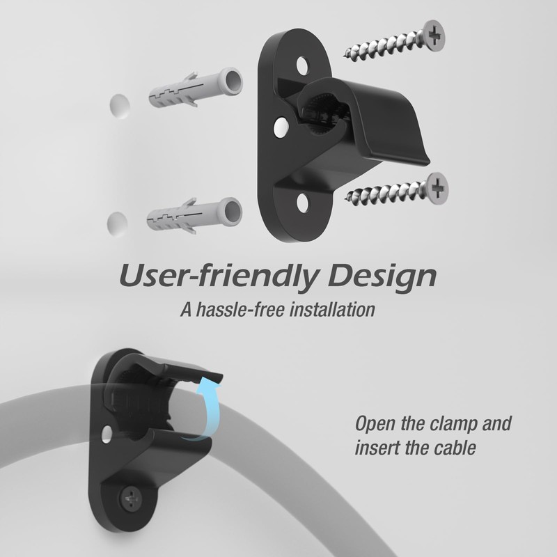 MCEVKELN EV Charging Cable Holder - 2 Pack Multifunctional Wall