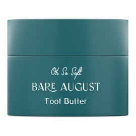 Bare August Foot Cream & Heel Balm Butter lotion for Soft, Smooth & Healthy Feet - Foot Moisturizer and Callus Cream Softener to Repair Rough, Dry, Cracked Feet (3.4 fl oz)