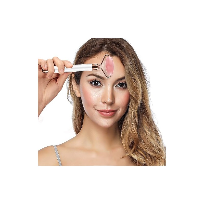 DANGSHAN 3-in-1 Electric Jade Roller 3D Roller Facial Roller &
