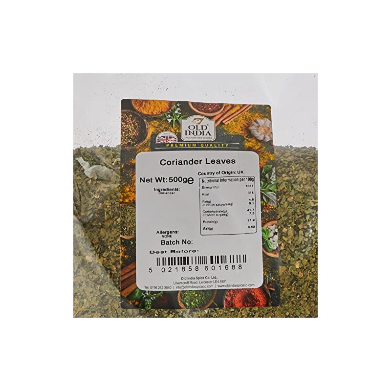 Old India Coriander Leaves 500g