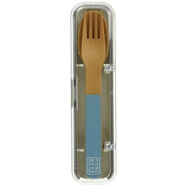 HOME MADE Wood Grain Cutlery Set, Blue, 4776943