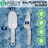 Party Bargains Plastic Ice Scoop 6 oz [2 Pack]