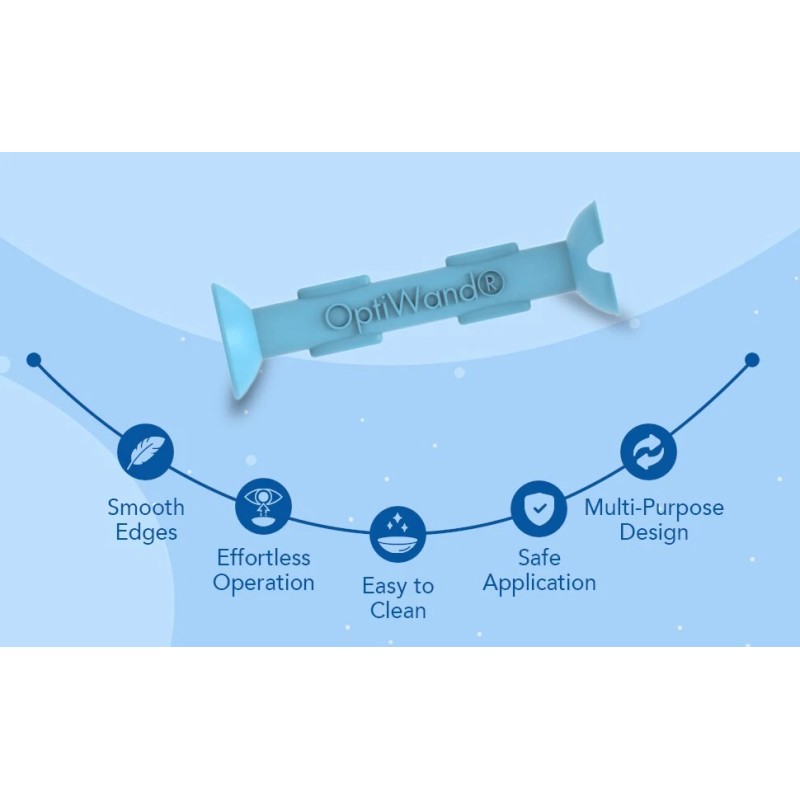 OptiWand 2 Pack Soft Contact Lens Insertion & Removal Tools.