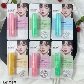 Autumn/Winter Colorless Lip Balm for Men, Women, Students - Lip Care (Pack of 24, Four Flavors) Available 10ea