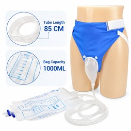Portable Urinal Bottle for Travel and Bedside Use – Reusable 1000mL Urine Collection Solution for Camping and Daily Care