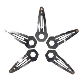 Silver Tactical Survival EDC Multi-Tool Hair Clip - Emergency Utility Kit (3 Pack)