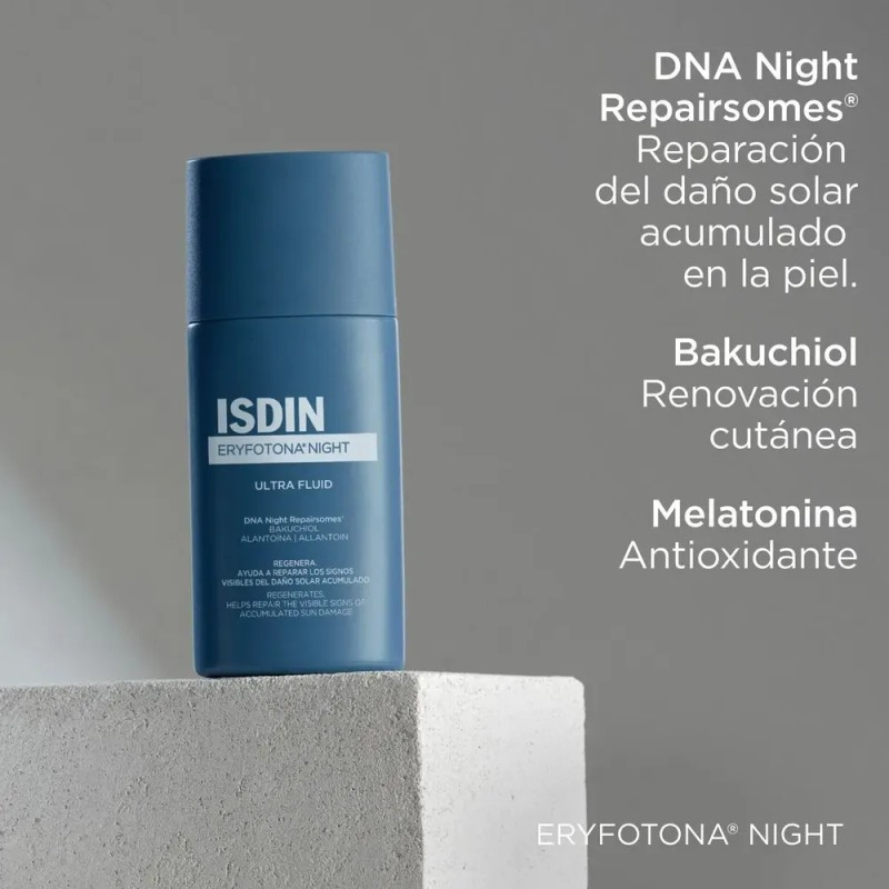 Isdin Eryfotona Night 50ml Sérum Repara Daño Actínico Sensible Noche