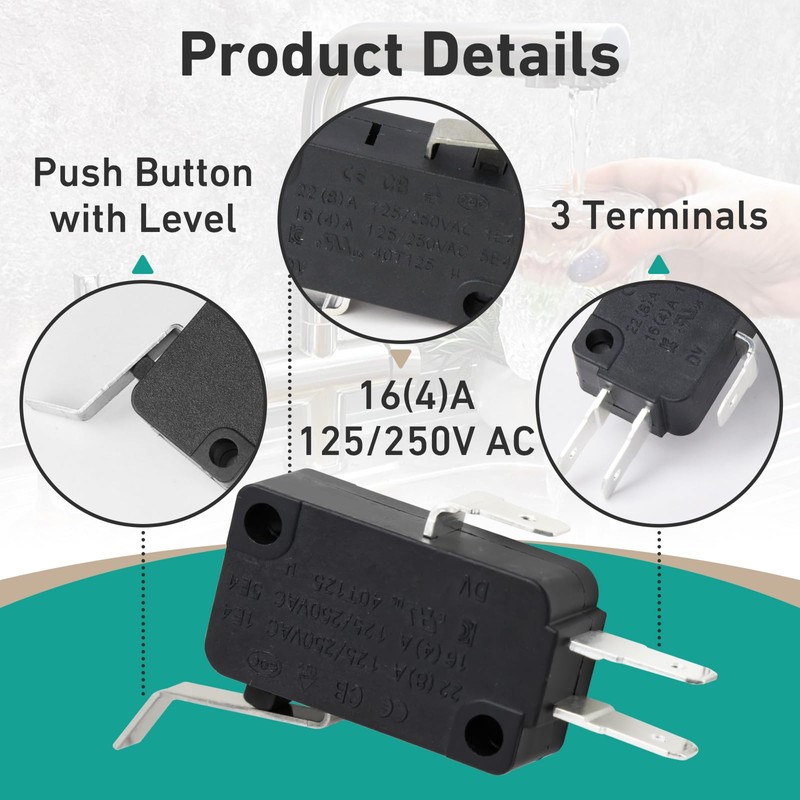 7305150 Water Softener Rotor Position Switch Replacement for GE Kenmore