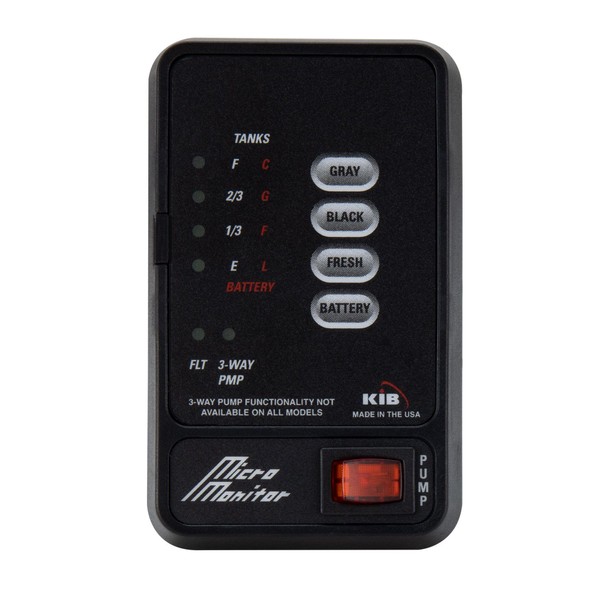 Tough Grade KIB RV Tank Sensor Monitor Panel with Complete