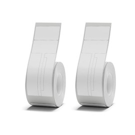 Jewelry Label Paper for NIIMBOT b1/b21/b3s Label Maker 2Rolls White Waterproof,Self-Adhesive Office and Home Labeling Tape Replacement.