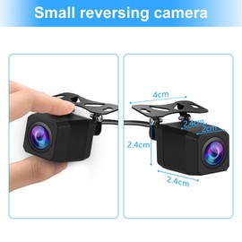 Backup Camera for Car Stereo Radio 720P HD Reverse Camera Night Vision Function 140° Wide-Angle IP67 Waterproof Rear View Camera for Universal Cars/SUV/Trucks