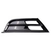 TRQ Front Left Fog Light Hole Cover Black Drivers Side