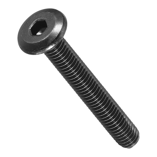 METALLIXITY Flat Head Hex Socket Cap Screws Bolts(M5-0.8x35) 30Pcs, Steel