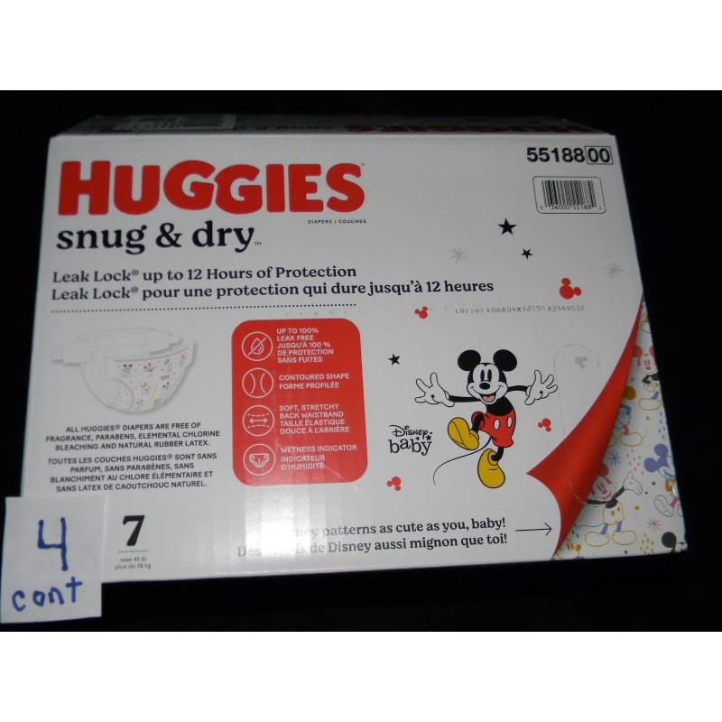 Huggies 4 Huggies snug & dry Disposable Diapers Size 7