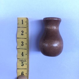 GSHLLO 8 Pcs Wood Cord Tassels Knobs Window Hanging Blind Ball Pulls Cord Drop Small Pendants for Curtain White and Brown