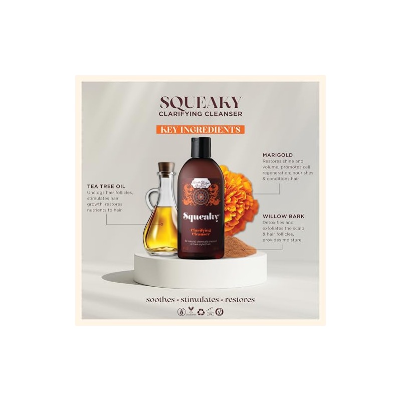 Squeaky Deep Cleansing Shampoo, 8 oz