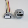AUPARTIK 2Pcs Front Turn Signal Light Bulb Socket & Plug