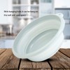 Oumefar Washing Up Bowl with Hanging Hole Folding Wash Basin