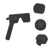 Healeved 1pc Blindfold Glasses Black Eye Exam Tool Eye Occluder