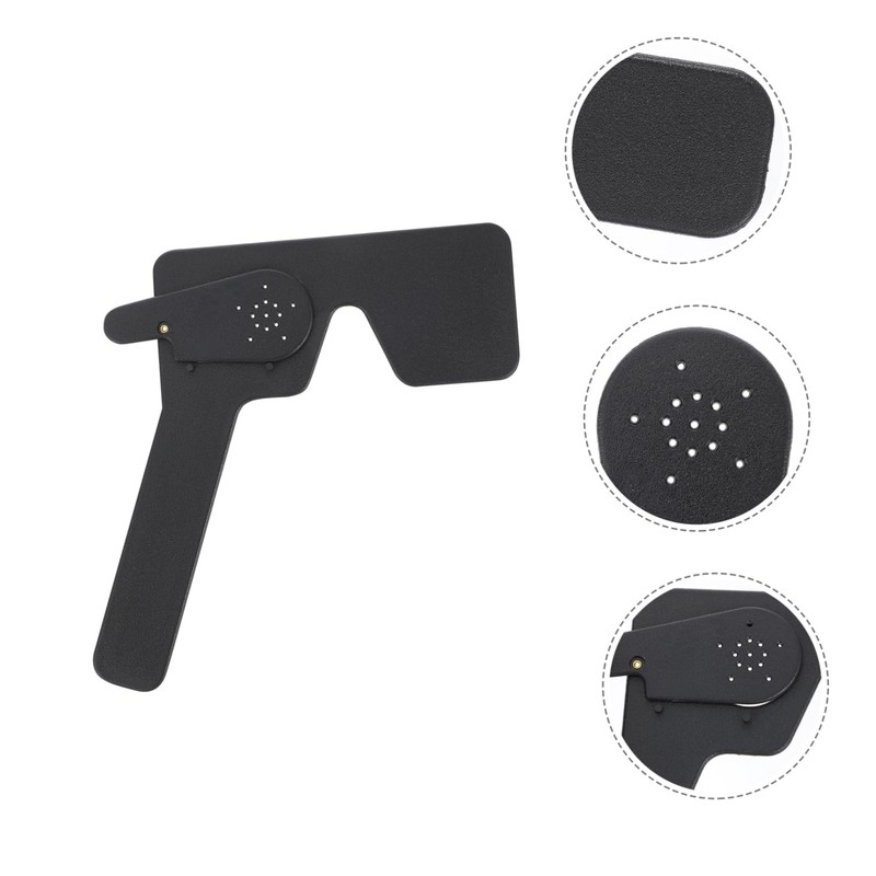 Healeved 1pc Blindfold Glasses Black Eye Exam Tool Eye Occluder