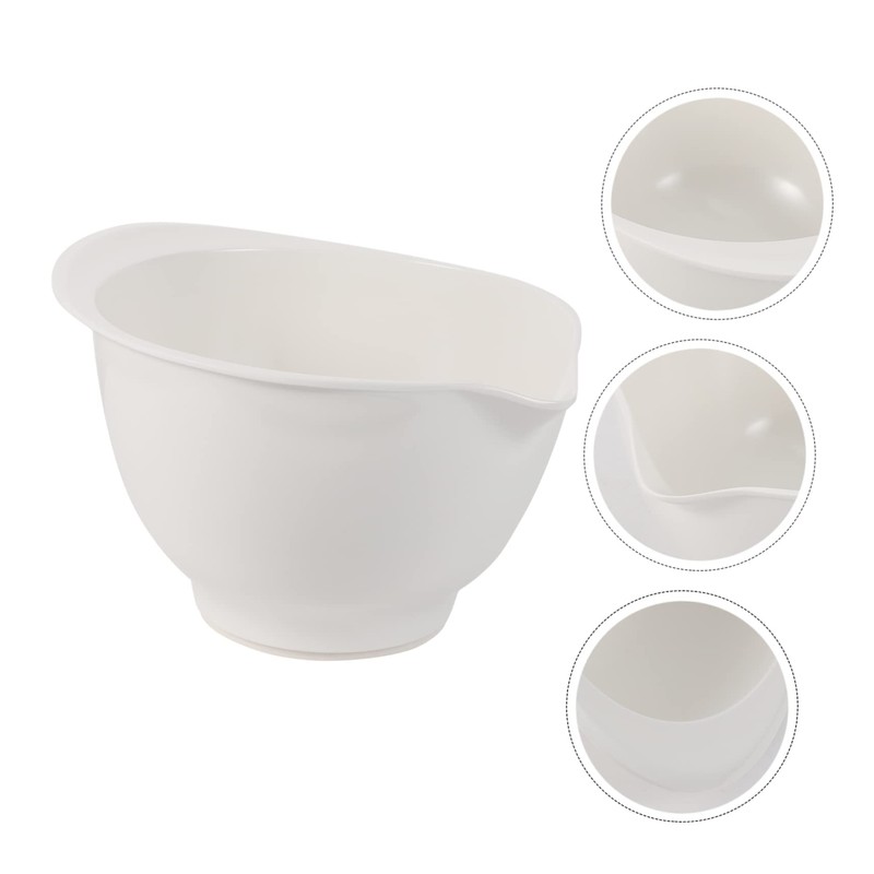 LABRIMP 1pc Multifunctional Mixing Bowl Versatile Baking Salad Bowl Smooth