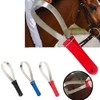 SEIWEI Equine Sweat Scraper Horse Shedding Care Tool, Stainless Steel