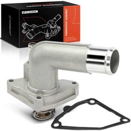A-Premium Engine Coolant Thermostat and Housing Assembly with Gasket Compatible with Nissan Altima 02-06, Maxima 02-08, Murano 03-07, Quest 04-09 & Infiniti I35 02-04 - V6 3.5L, Repalce# 212008J10B