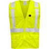 Ironwear 1284FR Flame Retardant High Visibility Vest with X Pattern