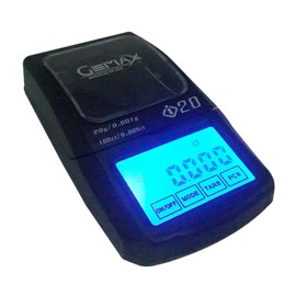 Gemax Gemax i20 Gem Scale 100 Carat Capacity Accurate to 0.005 cts. Modes: g, oz, ozt, DWT, ct, gn
