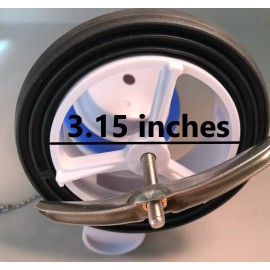 NUFLUSH Eljer 1 Piece 3.1 in. Flush Valve, Canterbury HP 1.6GPF Adjustablble Tube Height