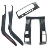 Center Console Automatic Gear Shift Panel Cover ABS Carbon Fiber