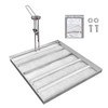 ZUCCIO Commercial Deep Fryer Filter Skimmer Basket (13.75" x 13.6")