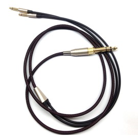 Replacement Audio Upgrade Cable Compatible with Denon AH-D600, AH-D7200, AH-D7100, AH-D9200, AH-D5200, Meze 99 Classics, Focal Elear Headphones Black 2meters/6.6ft