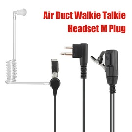 JoyRole 2 Pin Ham Radios Handheld Air Duct Earpiece with Mic Compatible with Motorola CP200,GP300,CLS1110,CLS1410 Walkie Talkies Earpiece (10 Pack)