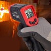 Infrared Temperature Meter High Accuracy Quick Response Data Locking Backlit
